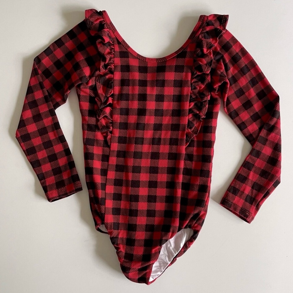 Long Sleeve Buffalo Plaid Leo from Remie Girl